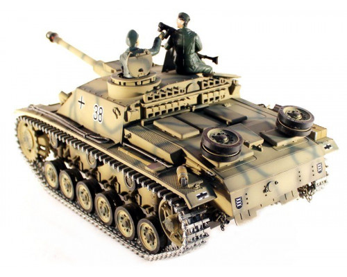 Р/У танк Taigen 1/16 SturmgeschutzIIIausf.gsd.kfz. (Германия) HC (для ИК танкового боя) 2.4G RTR