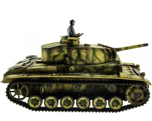 Р/У танк Taigen 1/16 Panzerkampfwagen III (Германия) HC (для ИК танкового боя) 2.4G RTR