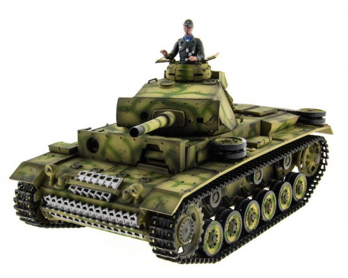 Р/У танк Taigen 1/16 Panzerkampfwagen III (Германия) HC (для ИК танкового боя) 2.4G RTR