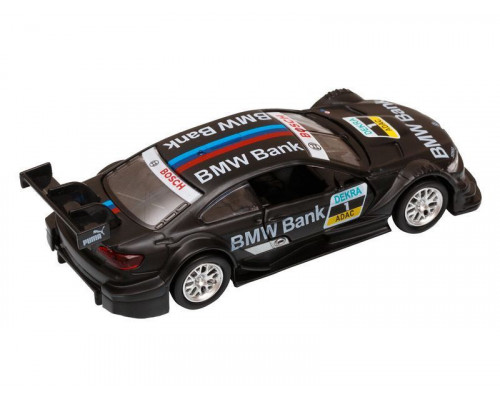 Машина АВТОПАНОРАМА BMW M3, DTM, 1/42, черный, инерция, откр. двери, в/к 17,5*12,5*6,5 см