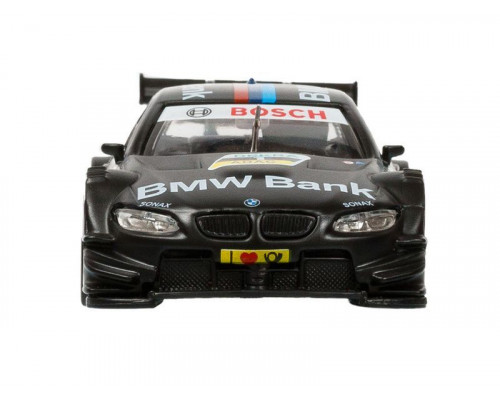 Машина АВТОПАНОРАМА BMW M3, DTM, 1/42, черный, инерция, откр. двери, в/к 17,5*12,5*6,5 см