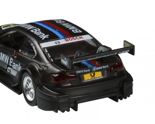 Машина АВТОПАНОРАМА BMW M3, DTM, 1/42, черный, инерция, откр. двери, в/к 17,5*12,5*6,5 см