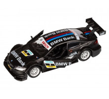 Машина "АВТОПАНОРАМА" BMW M3, DTM, 1/42, черный, инерция, откр. двери, в/к 17,5*12,5*6,5 см