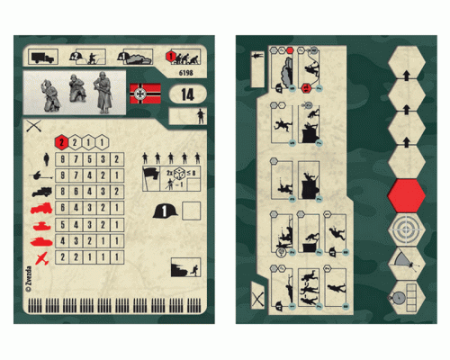 Сборные солдатики ZVEZDA Немецкая пехота 1939-1942гг (зима), 1/72