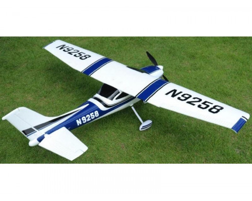 Радиоуправляемый самолет Top RC Cessna 182 500 class синяя 1410мм KIT