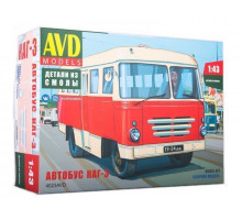 Сборная модель AVD Автобус КАГ-3, 1/43