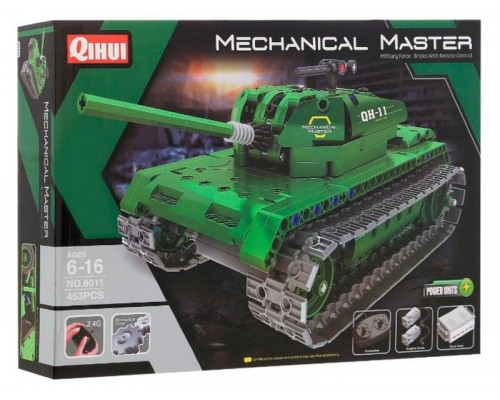 Р/У конструктор Qihui Mechanical Master Танк (453 детали)