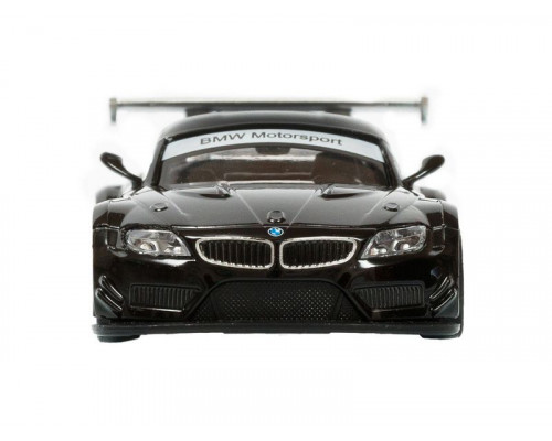 Машина АВТОПАНОРАМА BMW Z4 GT3, 1/38, черный, инерция, откр. двери, в/к 17,5*12,5*6,5 см