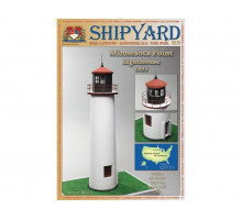 Сборная картонная модель Shipyard маяк Minnesota Point Lighthouse (№58), 1/87