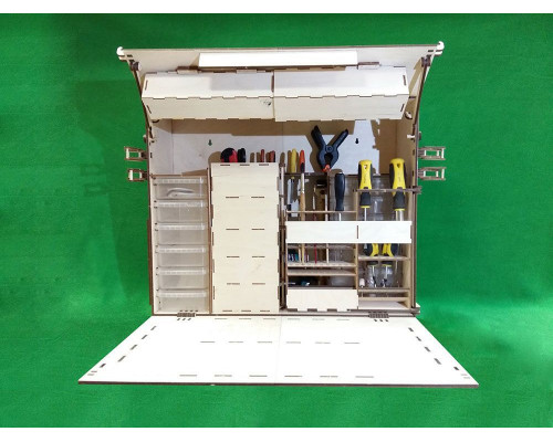 Набор для самостоятельной сборки СВМодель. Большое переносное раб. место моделиста, 1230х550х600 мм