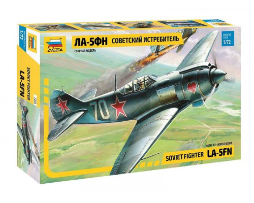 Сборная модель ZVEZDA Советский истребитель Ла-5ФН, 1/72