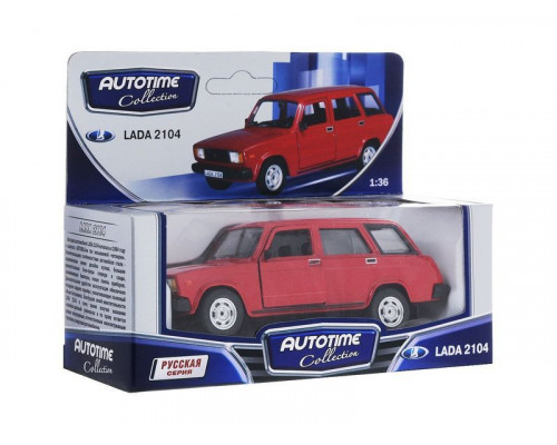 Машина Autotime LADA 2104 гражданская 1:36