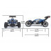 Радиоуправляемая багги Remo Hobby Scorpion (синяя) 4WD 2.4G 1/8 RTR