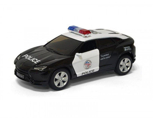 Машина Kinsmart 1:36 Lamborghini Urus (Police) инерция (1/12шт.) б/к