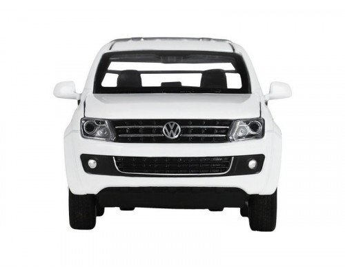 Машина АВТОПАНОРАМА Volkswagen Amarok, белый, 1/30, свет, звук, инерция, в/к 20*10*11 см