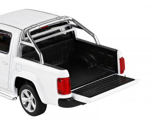 Машина АВТОПАНОРАМА Volkswagen Amarok, белый, 1/30, свет, звук, инерция, в/к 20*10*11 см