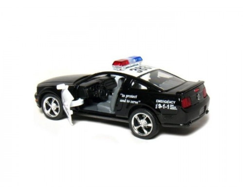 Машина Kinsmart 1:38 FORD Mustang GT Police инерция (1/12шт.) б/к