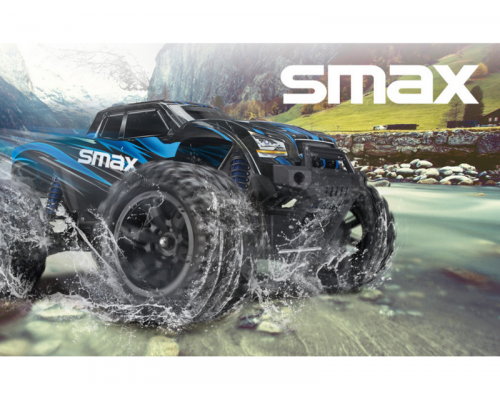 Радиоуправляемый монстр Remo Hobby SMAX (синий) 4WD 2.4G 1/16 RTR