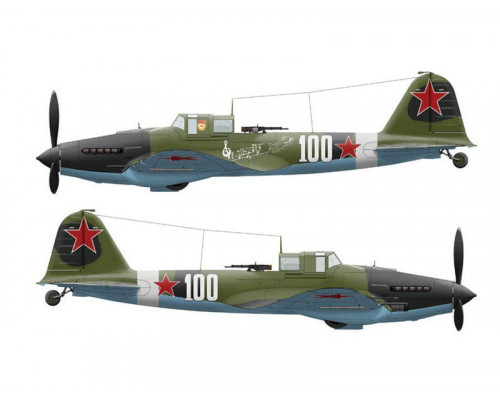 Сборная модель ZVEZDA Советский бронированный штурмовик Ил-2 (обр. 1942 г.), 1/72