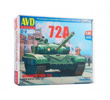 Сборная модель AVD Основной танк Т-72А, 1/43