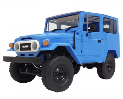 Радиоуправляемая машина WPL японский внедорожник FJ40 (голубая) 4WD 2.4G 1/16 RTR