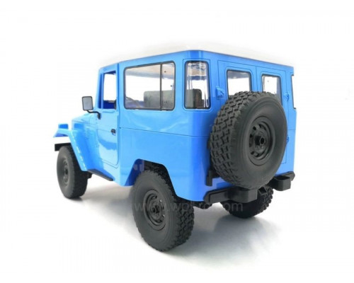 Радиоуправляемая машина WPL японский внедорожник FJ40 (голубая) 4WD 2.4G 1/16 RTR