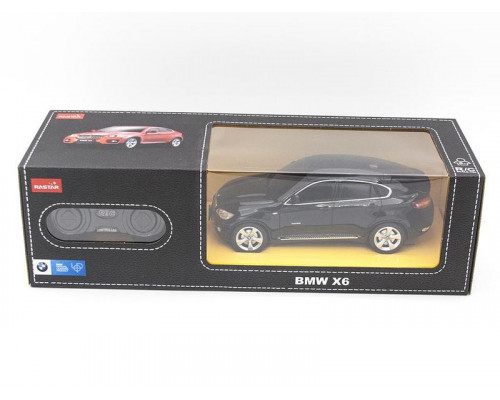 Р/У машина Rastar BMW X6 1:24, цвет чёрный 27MHZ