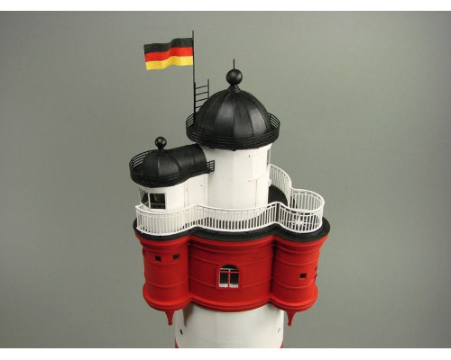 Сборная картонная модель Shipyard маяк Roter Sand Lighthouse (№46), 1/87