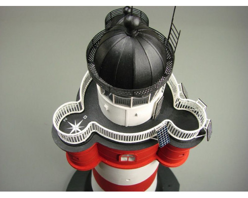 Сборная картонная модель Shipyard маяк Roter Sand Lighthouse (№46), 1/87