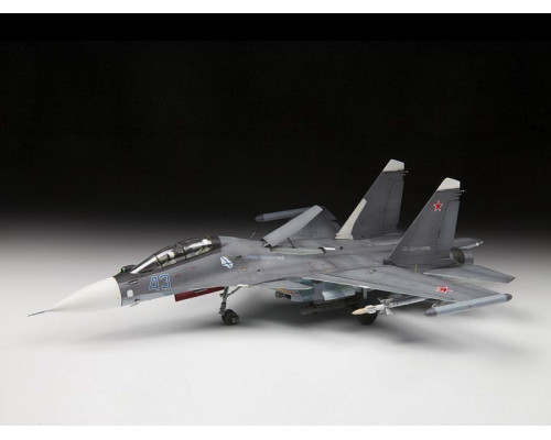 Сборная модель ZVEZDA Российский истребитель Су-30СМ, 1/72