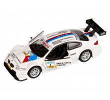 Машина "АВТОПАНОРАМА" BMW M3 DTM, 1/42, белый, инерция, откр. двери, в/к 17,5*12,5*6,5 см