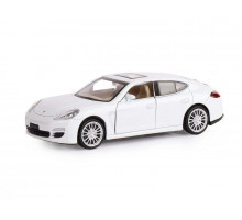 Машина "АВТОПАНОРАМА" Porsche Panamera S, белый, 1/32, свет, звук, инерция, в/к 17,5*13,5*9 см