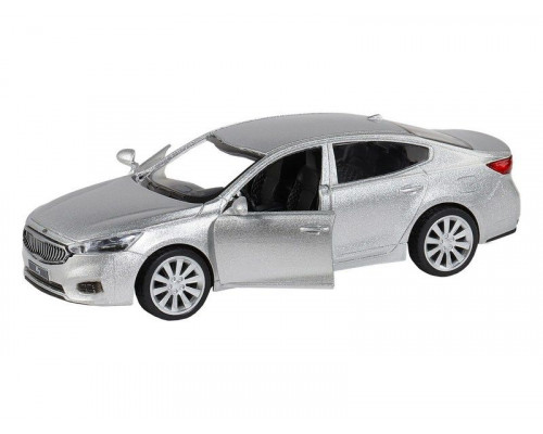 Машина АВТОПАНОРАМА KIA K7, серебряный, 1/41, инерция, в/к 17,5*12,5*6,5 см