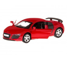 Машина "АВТОПАНОРАМА" Audi R8 GT, красный, 1/43, инерция, откр. двери, в/к 17,5*12,5*6,5 см