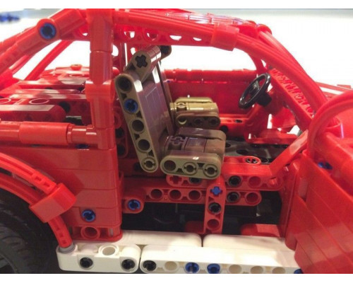 Радиоуправляемый конструктор CADA deTech ретро-автомобиль жук (472 детали)